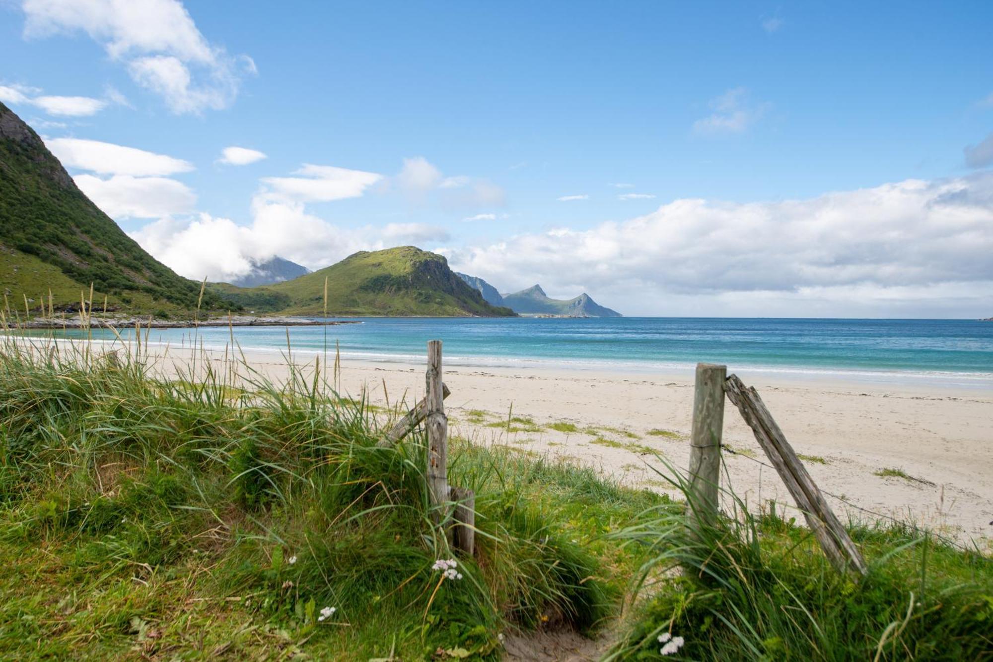 Haukland Beach Panorama Offersoya Eksteriør bilde